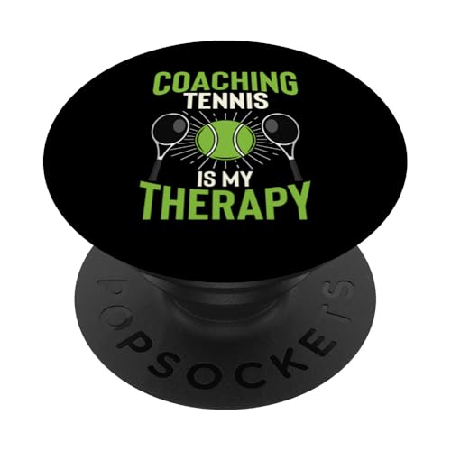 Tennis-Trainer PopSockets Klebender PopGrip von Tennis Coach Gifts for Men