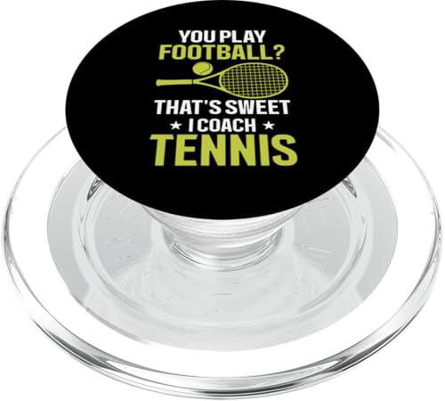 Tennis-Trainer PopSockets PopGrip für MagSafe von Tennis Coach Gifts for Men