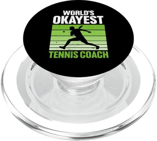 Tennis-Trainer PopSockets PopGrip für MagSafe von Tennis Coach Gifts for Men
