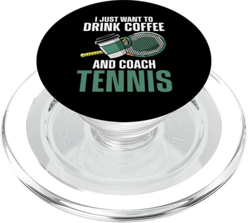 Tennis-Trainer PopSockets PopGrip für MagSafe von Tennis Coach Gifts for Men