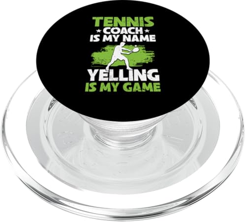Tennis-Trainer PopSockets PopGrip für MagSafe von Tennis Coach Gifts for Men