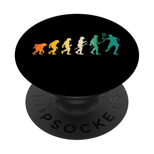 Tennisspieler Evolution Tennis PopSockets Klebender PopGrip Tennisspieler Evolution Tennis PopSockets Klebender PopGrip von Tennis Tennislehrer Tennisspieler