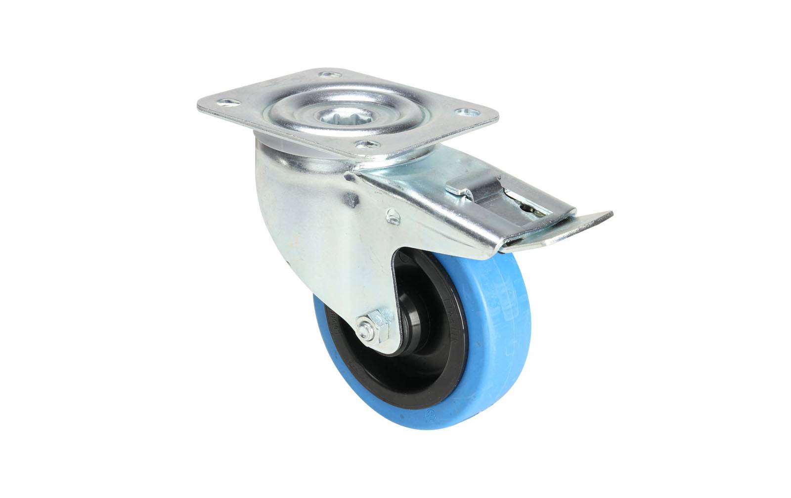 Tente 37034 Lenkrolle 100 mm mit blauem Rad und Feststeller Tente 37034 Lenkrolle 100 mm mit blauem Rad und Feststeller von Tente