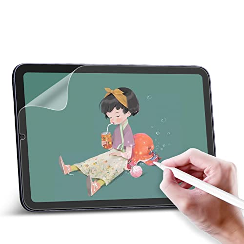 Tentoki [2 Stück Paper Matte Schutzfolie für iPad Mini 6 8.3'' 2021(6. Generation), Anti-Reflexion, Unterstützt Pencil, zum Schreiben, Zeichnen und Notizen machen von Tentoki