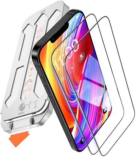 Tentoki für Panzerglas iPhone 16e/2025 SE Panzer Schutz Glas (6,1''), Schutzfolie kompatibel mit iPhone SE 4, Auto Dust-Elimination Panzerfolie [9H+ Härte Foleie][Kristallklar][Bläschenfrei] 2 Stück von Tentoki