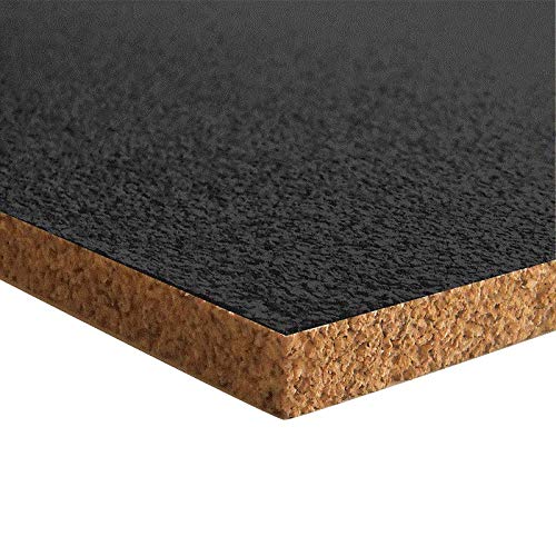 Bodentrend XXL Pinnwand Korkplatte - 915 x 610 x 10 mm (Schwarz) von Tepcor