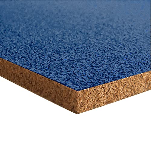 Pinnwand Korkplatte - 915 x 610 x 10 mm (Blau) von Tepcor