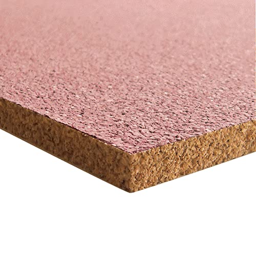 Pinnwand Korkplatte - 915 x 610 x 10 mm (Rosa) von Tepcor