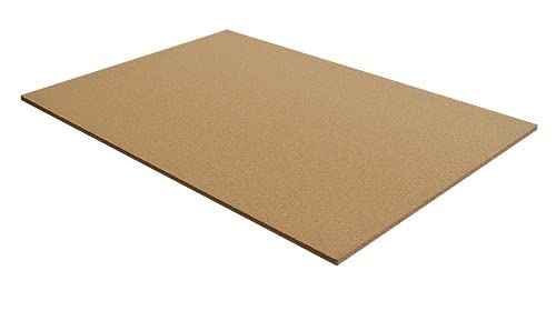 Tepcor® Korkplattte Pinnwand 915 x 610 mm - Stärke: 3 mm | Hochwertige Korkplatte | für Modellbau uvm. von Tepcor