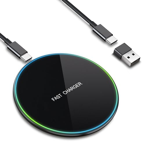 15W Induktive Ladestation für Samsung Galaxy S25 Ultra/S24/S23/S22/S21, Wireless Charger für iPhone 16/15/14/13/12, Kabelloses Ladegerät Handy Qi Ladestation Fast Wireless Charger Induktionsladegerät 15W Induktive Ladestation für Samsung Galaxy S25 Ultra/S24/S23/S22/S21, Wireless Charger für iPhone 16/15/14/13/12, Kabelloses Ladegerät Handy Qi Ladestation Fast Wireless Charger Induktionsladegerät von Tepow