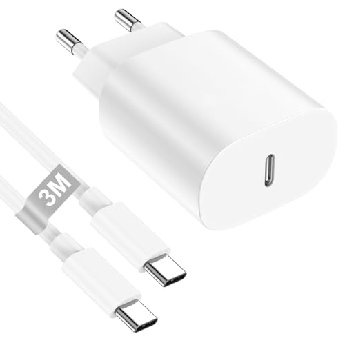 25W USB C Ladegerät für Samsung Galaxy S25 Ultra/S24/S23/S22/S21/A55/Note, Schnellladegerät USB C Netzteil Stecker Adapter mit 3M Ladekabel Type C Schnellladekabel für Samsung Ladegerät Charger 25W USB C Ladegerät für Samsung Galaxy S25 Ultra/S24/S23/S22/S21/A55/Note, Schnellladegerät USB C Netzteil Stecker Adapter mit 3M Ladekabel Type C Schnellladekabel für Samsung Ladegerät Charger von Tepow