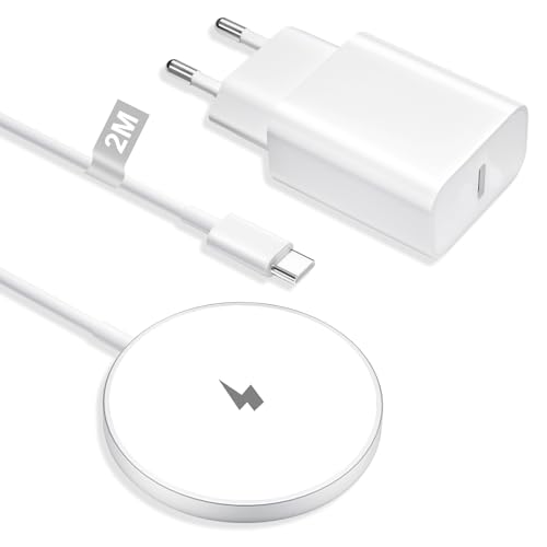 Mag-Safe Ladegerät für Apple iPhone 16 Pro Max/16/15 Plus/14 Pro/13/12, 15W Induktive Ladestation iPhone Wireless Charger Kabelloses Ladegerät iPhone Induktives Ladegerät Ladepad mit USB C Ladegerät Mag-Safe Ladegerät für Apple iPhone 16 Pro Max/16/15 Plus/14 Pro/13/12, 15W Induktive Ladestation iPhone Wireless Charger Kabelloses Ladegerät iPhone Induktives Ladegerät Ladepad mit USB C Ladegerät von Tepow