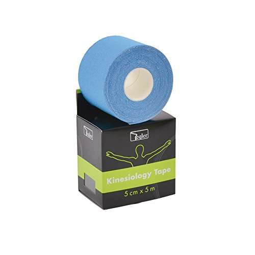 Teqler PREMIUM Kinesiologie Tape T-133700 hellblau, 5 cm breit, Rollenlänge 5m von Teqler