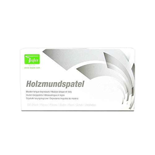 Teqler T-425100 Holzmundspatel (100-er Pack) von Teqler