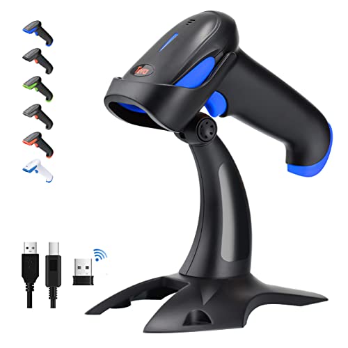 Tera Barcode Scanner 2D 1D 3 in 1 Barcodescanner Wireless 2.4 GHz/Bluetooth/USB Kabelgebunden Strichcode Scanner mit 2000mAh Akku /2M Kabel/Super Stabiler Ständer, HW0002 Tera Barcode Scanner 2D 1D 3 in 1 Barcodescanner Wireless 2.4 GHz/Bluetooth/USB Kabelgebunden Strichcode Scanner mit 2000mAh Akku /2M Kabel/Super Stabiler Ständer, HW0002 von Tera