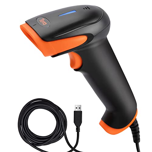 Tera CCD 1500 Barcode Scanner 1D Barcodescanner Wired Barcode-Scanner Kabelgebunden Barcode-Leser für Bildschirm, Modell 1500C von Tera