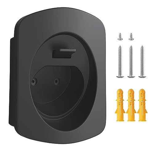 Tera EV Ladegerät Halter für Typ2 Ladegerät Schwerlastmaterial Elektroauto Wandmontagestecker Ladekabelhalter Organizer Allwetter Elektrofahrzeugladestation Zubehör Schwarz von Tera