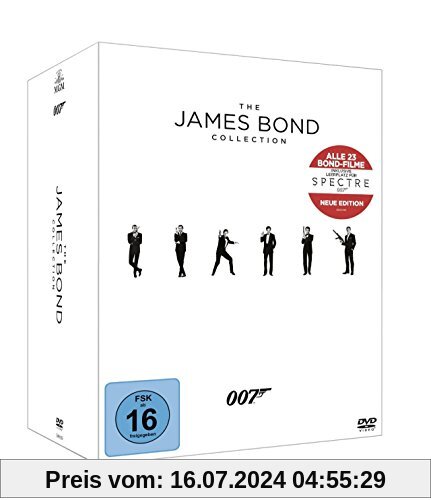 Bond DVD Collection inkl. Leerplatz für Spectre (23 Discs) von Terence Young