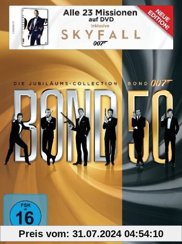 James Bond 007: Die Jubiläums-Collection inkl. Skyfall (23 Discs) von Terence Young