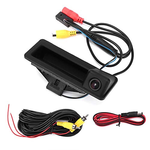 Auto Rückfahrkamera, DC12V IP66 Mini Kofferraumgriff Rückansicht 170 Grad Rückfahrkamera Fit für 3er E90 E91 E92 E93 von Teror