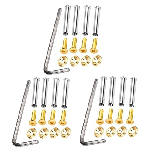 Terphadp 12 Stück Exquisite Schrauben für 80 mm 90 mm 120 mm 140 mm Computer PC Gamer 25 mm Dicke Gehäusekühlung RGB-Lüfter DIY-Teile von Terphadp