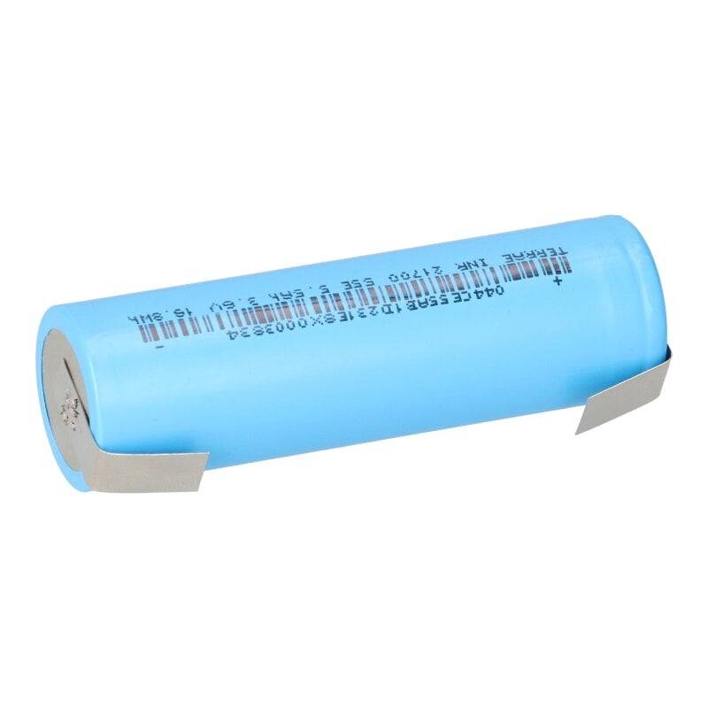 TerraE INR21700 55E2 5,5Ah 3,6V 19,8Wh LiNiCoAIO2-Zelle U-Lötfahne von TerraE