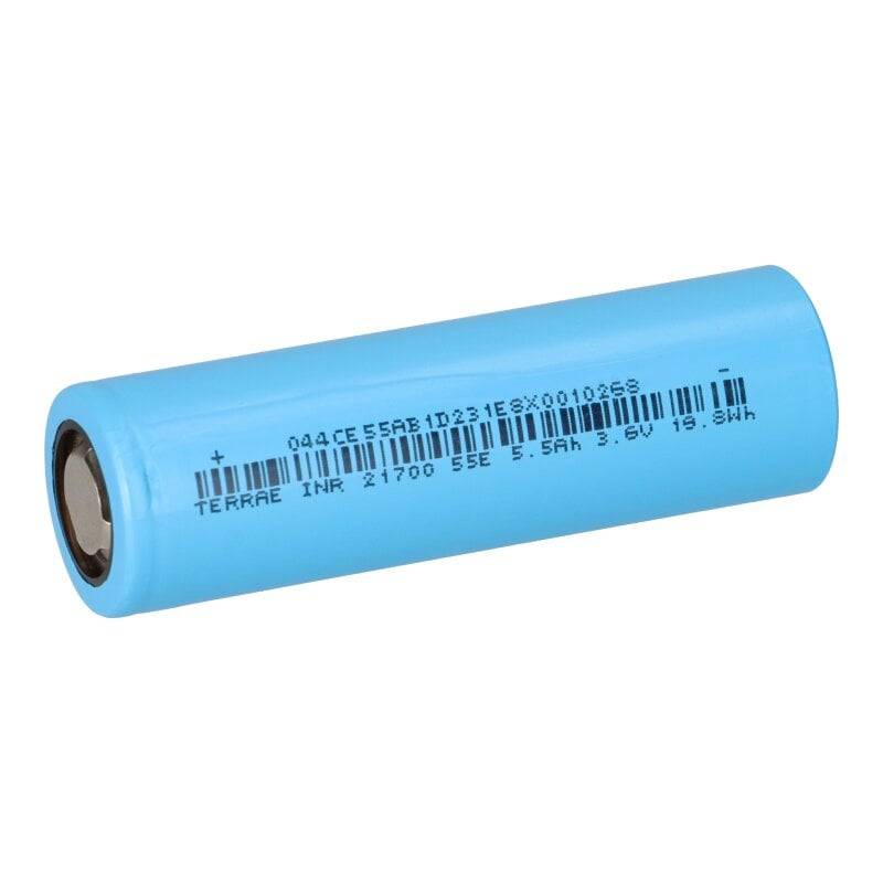TerraE INR21700 55E2 5,5Ah 3,6V 19,8Wh LiNiCoAIO2-Zelle von TerraE
