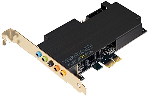 TERRATEC AUREON 7.1 PCIe PC Soundkarte intern 8-Kanal – optischer Ein-Ausgang für AC3 und DTS - für bis zu 8 Lautsprecher - analoge und Digitale Audiogeräte von TerraTec