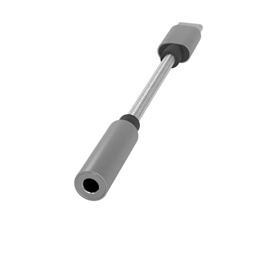TerraTec 284535 2.0 Adapter [1x USB-C Stecker-1x Klinkenbuchse 3.5 mm] Connect C50, Silber/schwarz von TerraTec