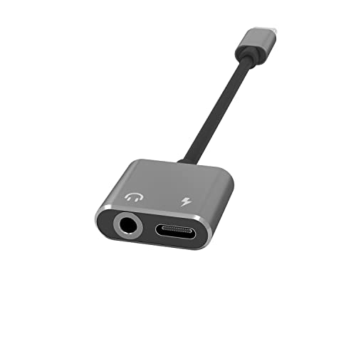 TerraTec Connect C100 USB Type-C Adapter zu USB Type-C und 3,5mm Klinke, 272978, Grau von TerraTec