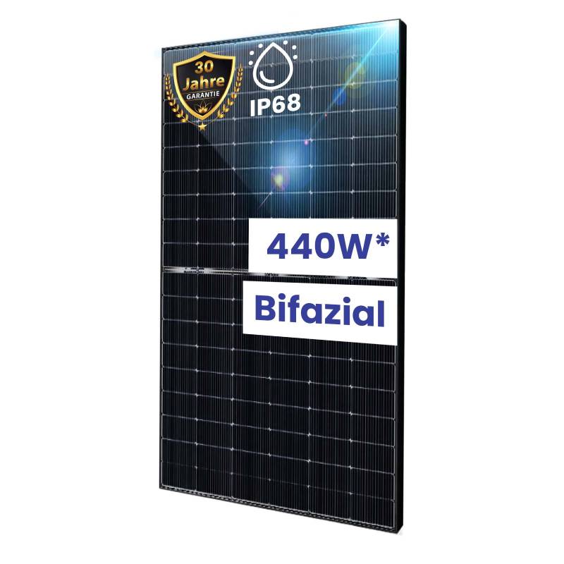 10x 440W Bifazial Glas-Glas PV Modul von Terralumen GmbH