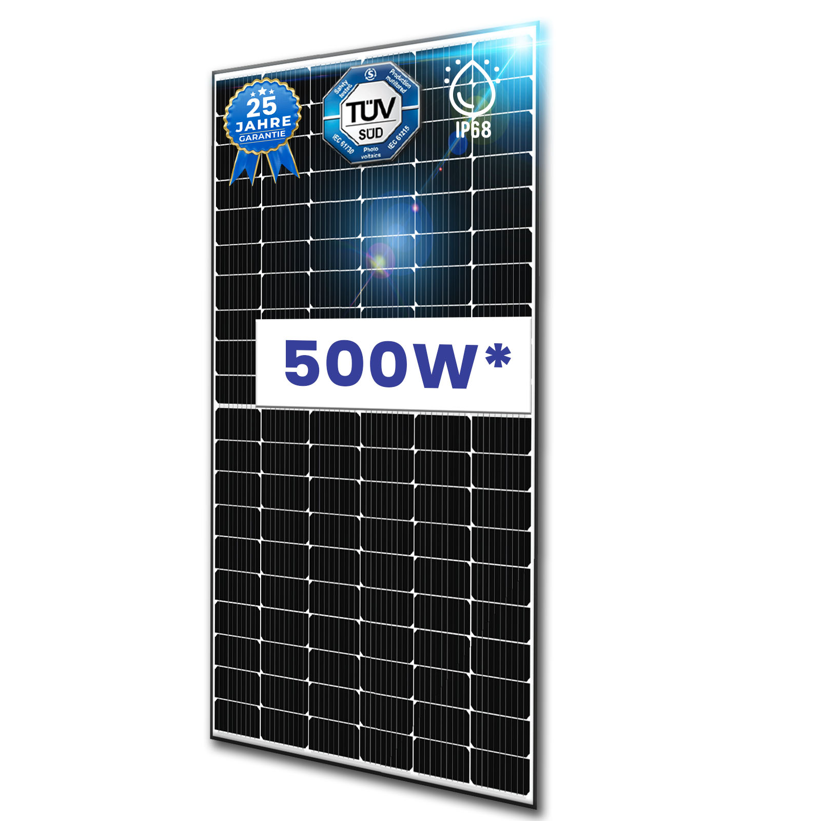 10x EPP 500 Watt M10 HIEFF Twin Mono Schwarz / Silber Solarmodul 10x EPP 500 Watt M10 HIEFF Twin Mono Schwarz / Silber Solarmodul von Terralumen GmbH