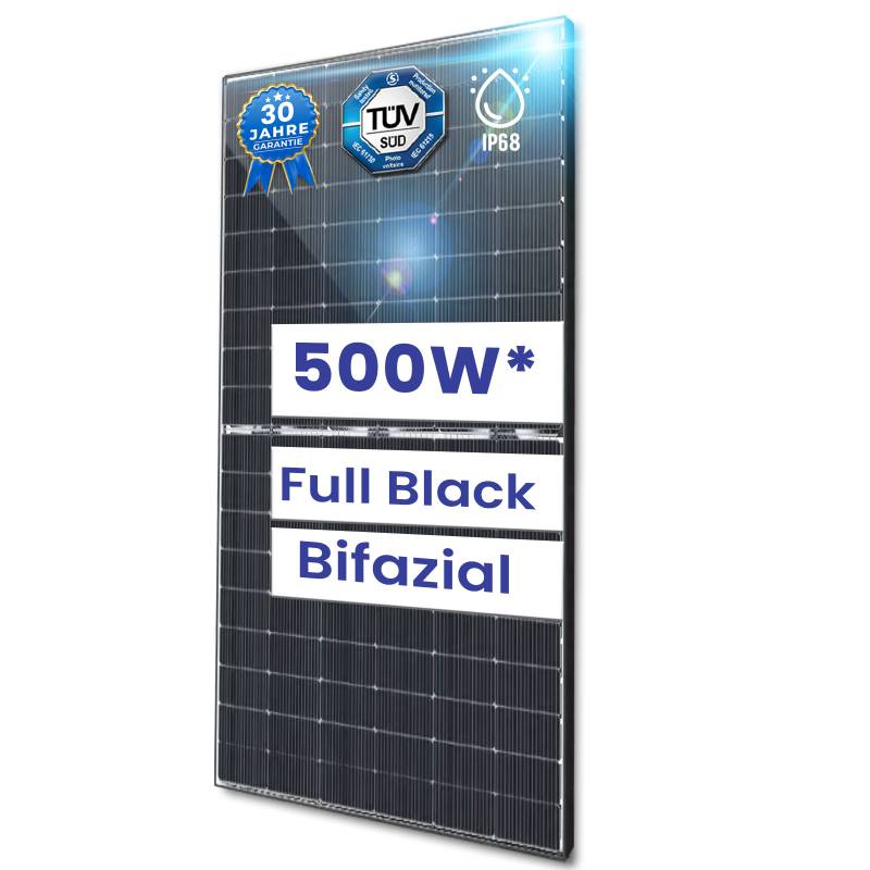 2x 500W Bifazial Glas-Glas Full Black PV Modul von Terralumen GmbH