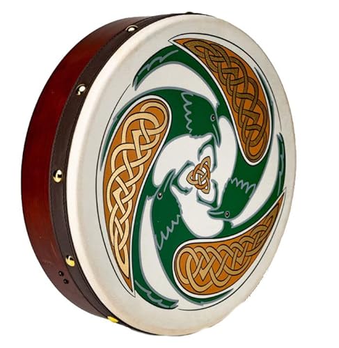 Terrapin Trading Bodhran, 30,5 cm, Naturholz, mit Schlägel und DVD, handgefertigt in Irland Terrapin Trading Bodhran, 30,5 cm, Naturholz, mit Schlägel und DVD, handgefertigt in Irland von Terrapin Trading