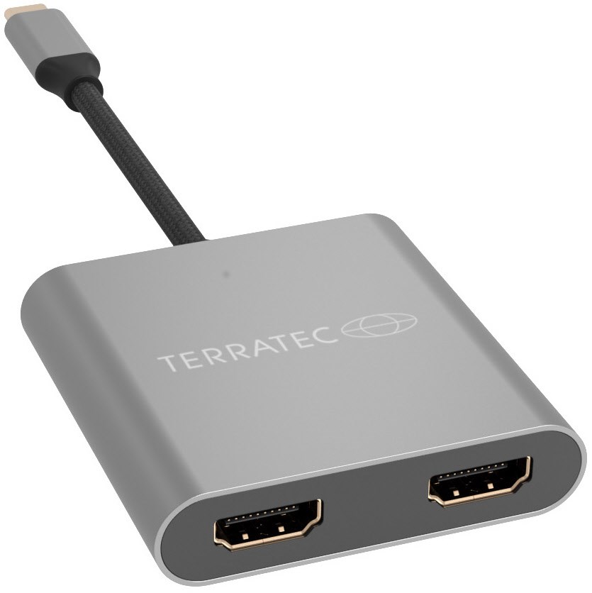 Connect C10 Type-C>2x HDMI Adapter von Terratec