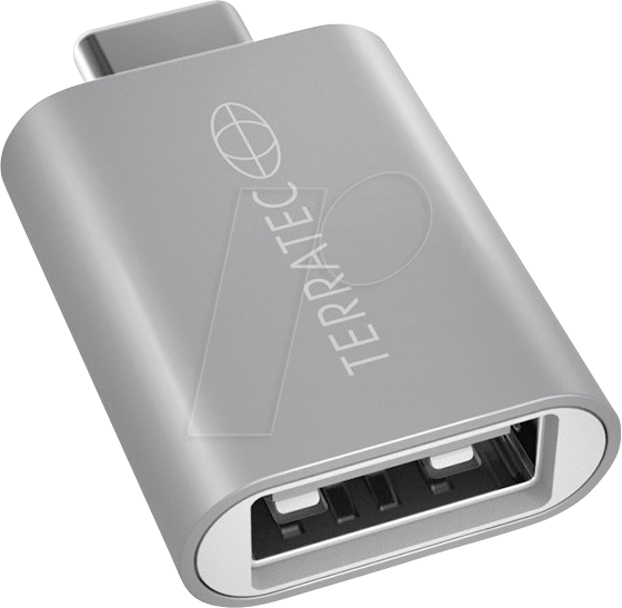 TERRATEC 251732 - USB 3.1 Adapter, C-Stecker > A-Buchse, Aluminium von Terratec