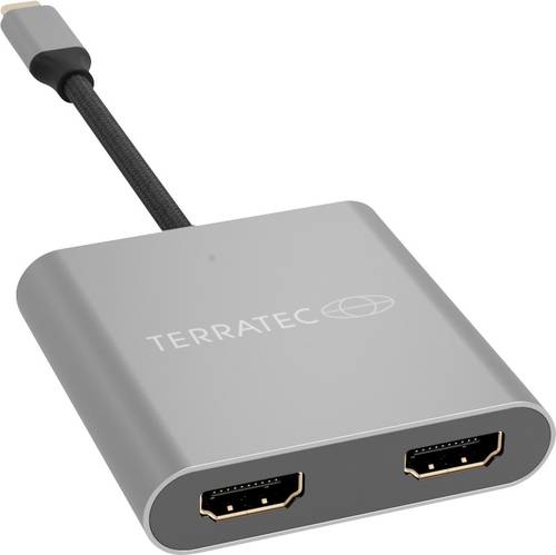 Terratec 306697 USB-C® Adapter [1x USB-C® Stecker - 1x HDMI-Buchse] Grau von Terratec
