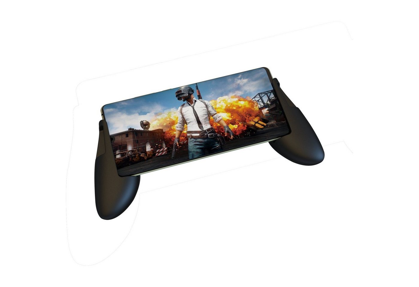 Terratec ADD Controller-Halterung für Smartphones Controller-Halterung, (bis 6 Zoll, 1-tlg., Gamepad Steuerung / Gamecontroller Halterung mit Griff für Handy, Smartphone, 4,7 - 6", schwarz, 320994)" von Terratec