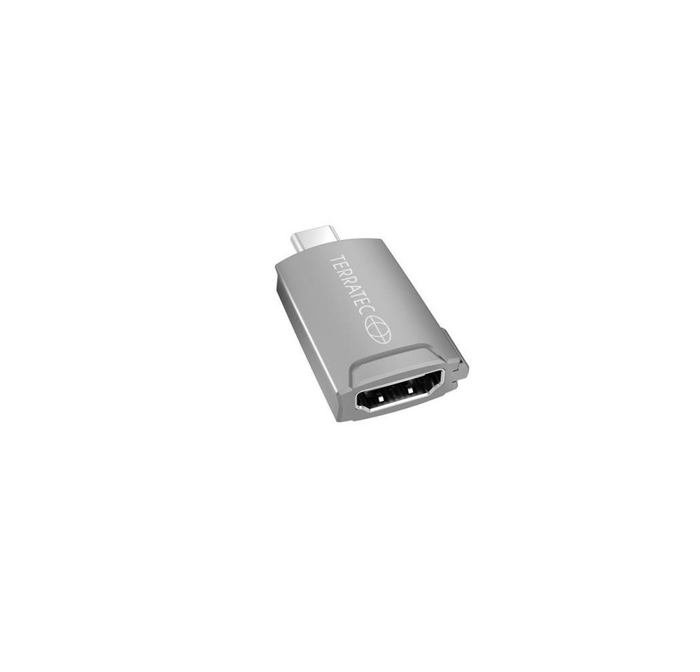 Terratec CONNECT C12 Computer-Adapter USB-C zu HDMI, für Notebook, Smartphone und Tablet, Anschluss an Bildschirm von Terratec