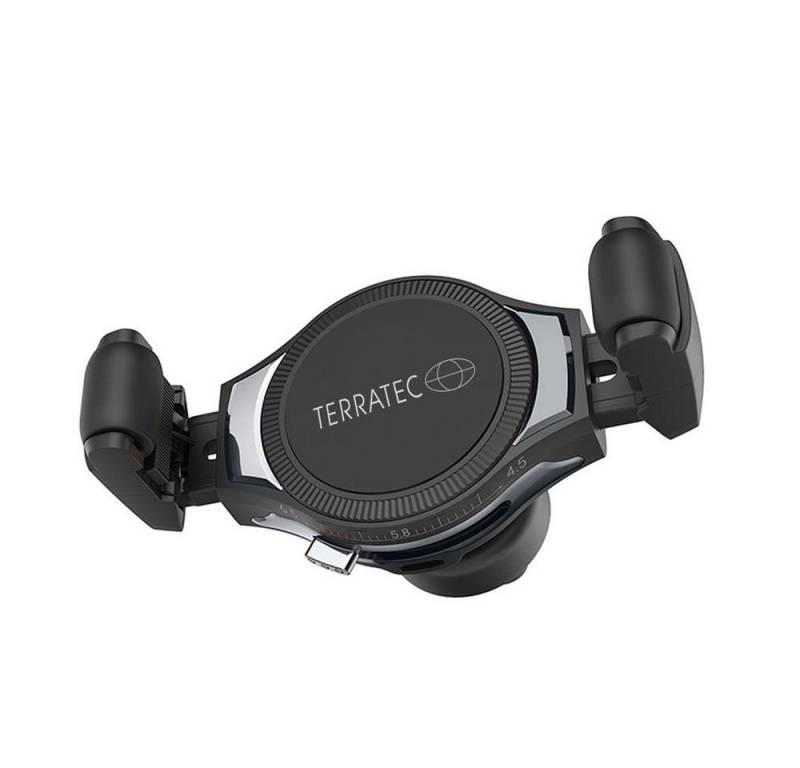 Terratec ChargeAir Car Smartphone-Halterung, (Handy Halterung mit Induktionsladung, Wireless Charging, schwarz) von Terratec