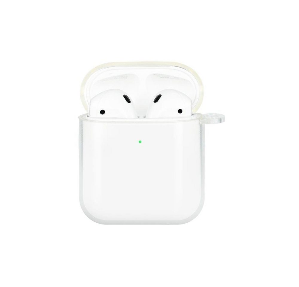 Terratec Kopfhörer-Schutzhülle AirBox Transparent, Case, Schutzbox, Kopfhörerbox, Aufbewahrungsbox, Aufbewahrungshülle, kabellose Aufladung, für Apple AirPods von Terratec