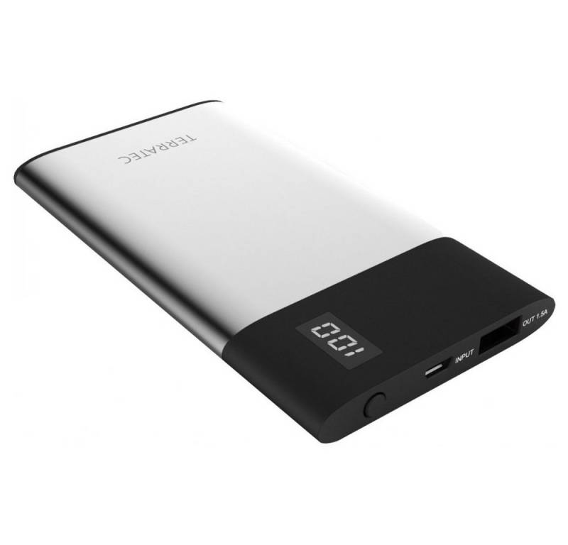 P40 slim - Powerbank - silber/schwarz Powerbank von Terratec