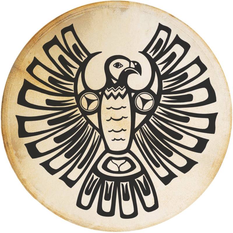 Terré percussion Shaman Drum Thunderbird - Goat 50cm Frame Drum von Terré percussion