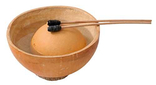 Wassertrommel Mali Ø 25-30cm Kürbis Standring Water Drum inkl. Sticks Percussion von Terré