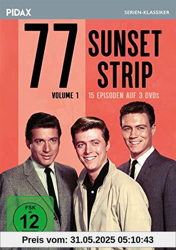 77 Sunset Strip, Vol. 1 / 15 Folgen der legendären Krimiserie (Pidax Serien-Klassiker) [3 DVDs] von Terrence O'Hara