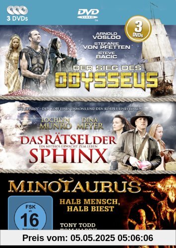 Die Mystery-Abenteuer-Box - 3 Abenteuerfilme in einer Box: Der Sieg des Odysseus, Minotaurus, Das Rätsel der Sphinx [3 DVDs] von Terry Ingram