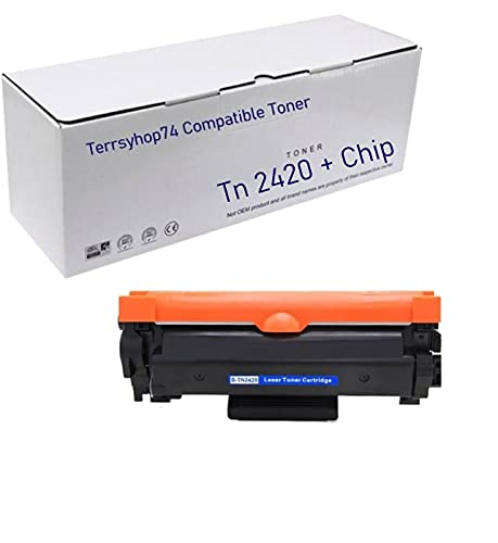 Toner kompatibel mit Brother TN-2420 TN2420 Toner mit Chip für MFC-L2710DW L2710DN L2730DW L2750DW HL-L2310D L2350DW L2375DW L2370DN DCP-L2510D L2510D 530DW L. 2550DN (1x Toner TN2420) von Terryshop74