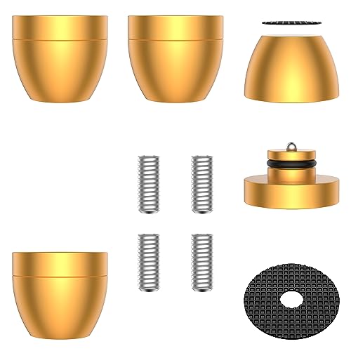 Tertullus 4 Stück Aluminium Füße Shock Absorber Schwingungsdämpfer für Lautsprecher, Subwoofer Tertullus 4 Stück Aluminium Füße Shock Absorber Schwingungsdämpfer für Lautsprecher, Subwoofer von Tertullus