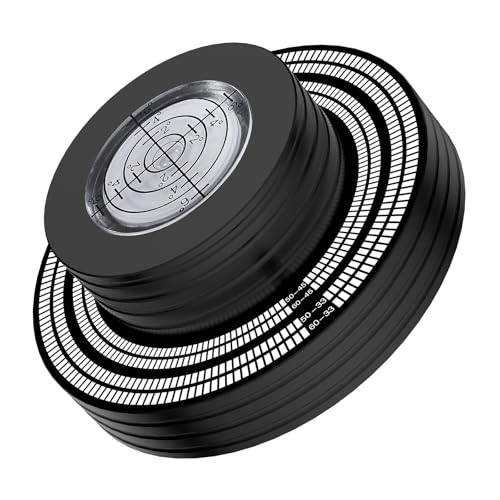Tertullus Plattenspieler Disc Record Gewicht, Schallplatten Plattenstabilizer Auflagegewicht, Plattenklemme LP Disc Stabilizer Drehscheibe mit Wasserwaage für LP-Vinyl Plattenspieler Tertullus Plattenspieler Disc Record Gewicht, Schallplatten Plattenstabilizer Auflagegewicht, Plattenklemme LP Disc Stabilizer Drehscheibe mit Wasserwaage für LP-Vinyl Plattenspieler von Tertullus