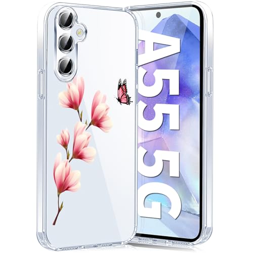 Teryei Handyhülle für Samsung Galaxy A55 5G Hülle Soft Silikon TPU Blumen Galaxy A55 5G Hülle Schutzhülle Dünne Weiche Schmetterlings Muster Transparent Clear Handyhülle für Samsung A55 5G Case (b) Teryei Handyhülle für Samsung Galaxy A55 5G Hülle Soft Silikon TPU Blumen Galaxy A55 5G Hülle Schutzhülle Dünne Weiche Schmetterlings Muster Transparent Clear Handyhülle für Samsung A55 5G Case (b) von Teryei